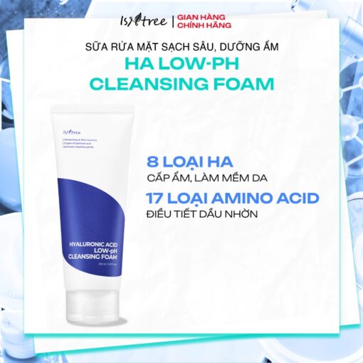 Isntree Hyaluronic Acid Low-PH Cleansing Foam