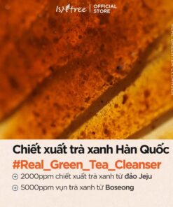 Chiết xuất trà xanh Isntree Green Tea Fresh Cleanser 120ml