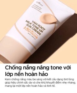 Kem chống nắng nâng tone Isntree Yam Root Milk Tone Up Sun Cream
