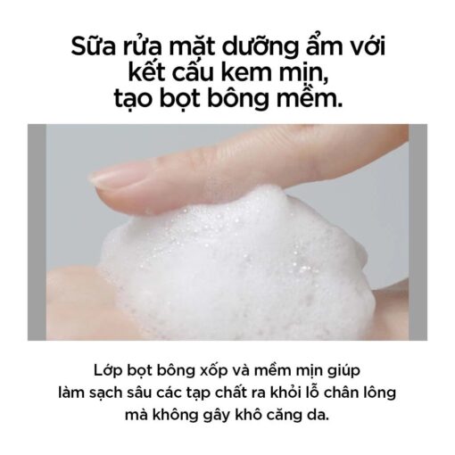 Sữa rửa mặt dưỡng ẩm Isntree Hyaluronic Acid Low-PH Cleansing Foam 150ml