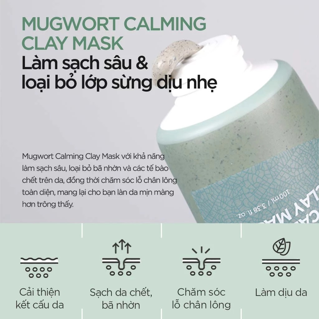 Isntree Mugwort Calming Clay Mask 100ml
