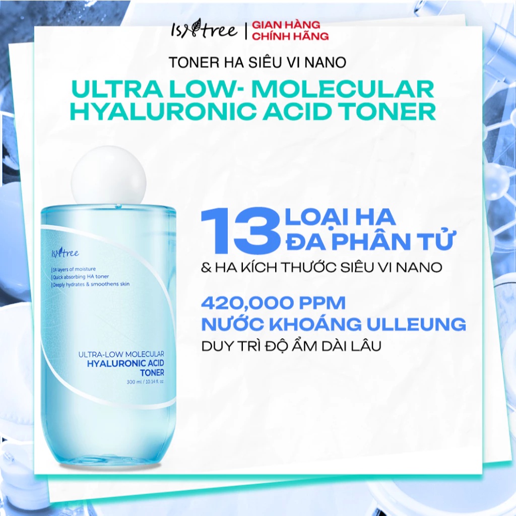 Isntree Ultra-low Molecular HA Toner