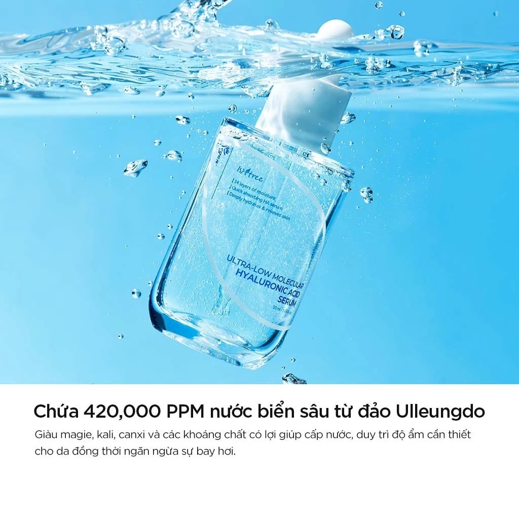 Isntree Ultra-low Molecular Hyaluronic Acid Serum 50ml