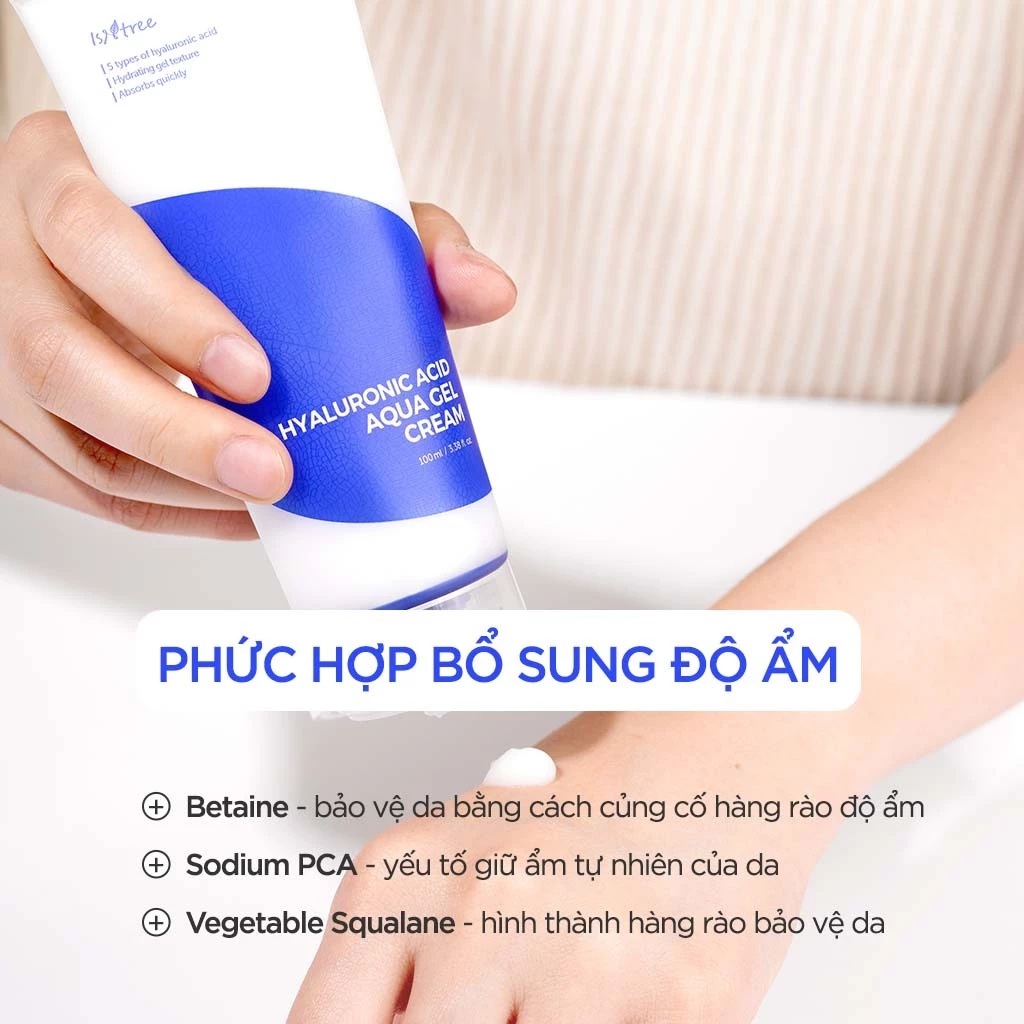 Kem dưỡng ẩm Isntree Hyaluronic Acid Aqua Gel Cream 100ml
