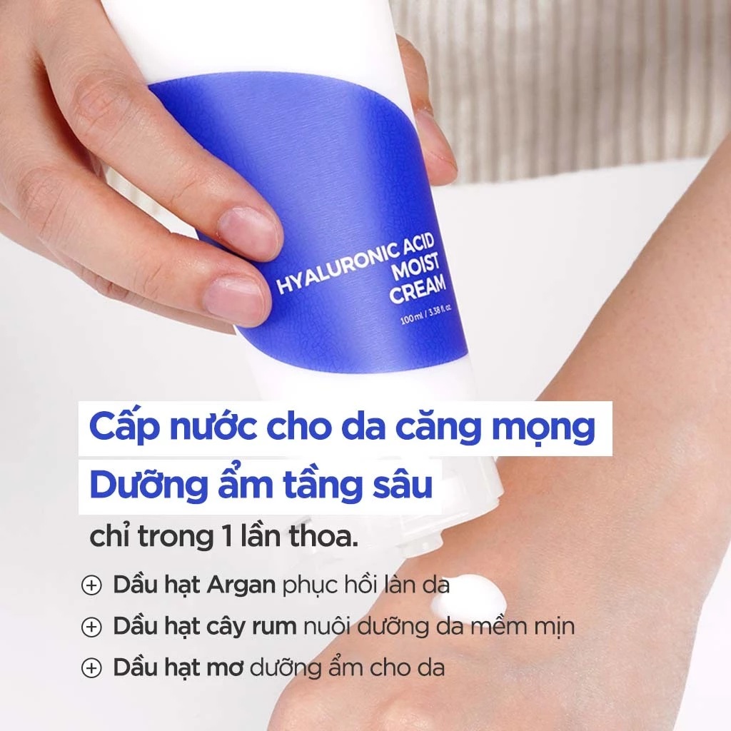 Kem dưỡng ẩm Isntree Hyaluronic Acid Moist Cream 100ml