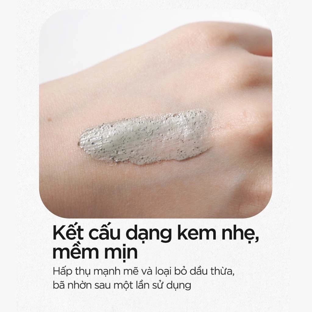 Kết cấu Isntree Mugwort Calming Clay Mask