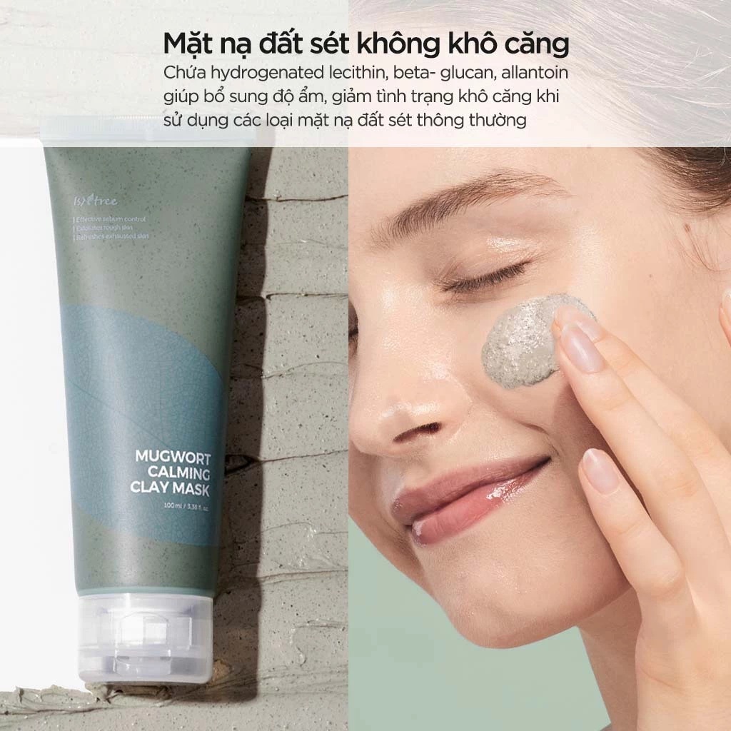Mặt nạ đất sét Isntree Mugwort Calming Clay Mask