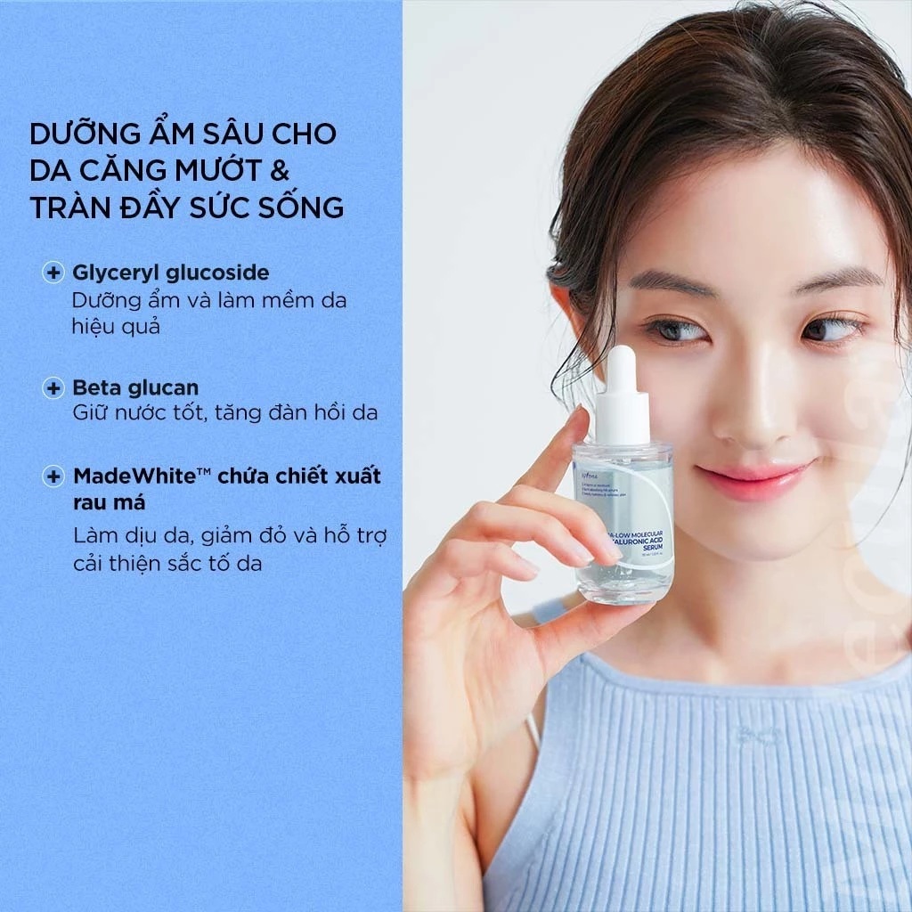 Tinh chất Isntree Ultra-low Molecular Hyaluronic Acid Serum 50ml